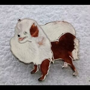 Vintage Cute Dog 1970s Hat MAFCO Lapel Pin New NOS